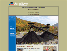 Tablet Screenshot of jamesrivercoal.com